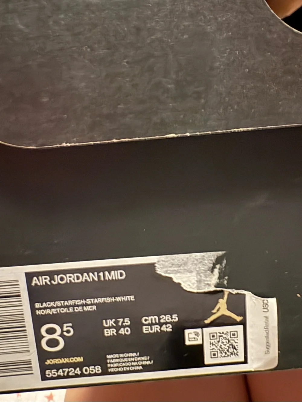 Jordan Men’s Air Jordan 1 Low - Orange/Black/White